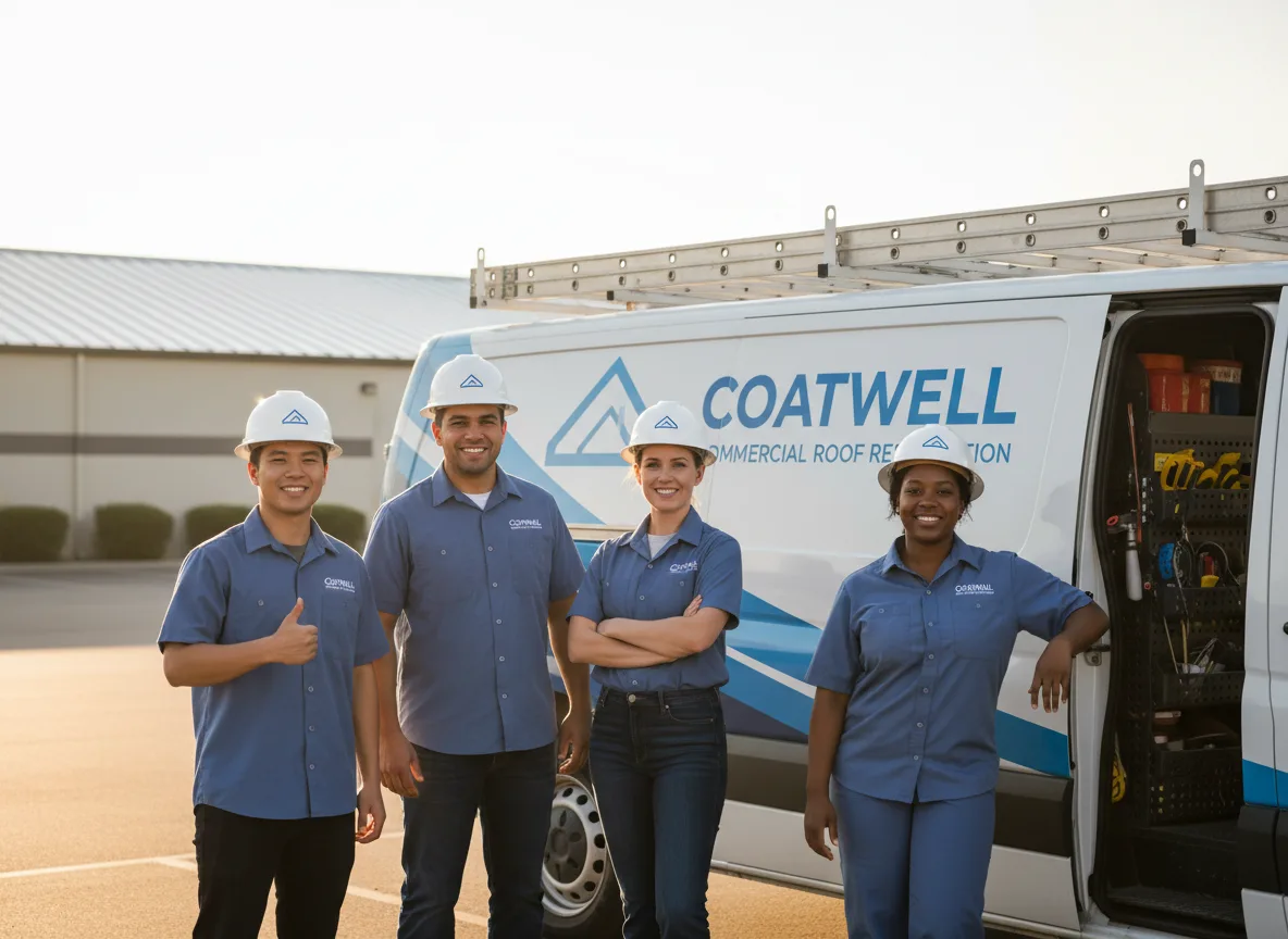 Commercial roof coating company in Harrisonville, PA